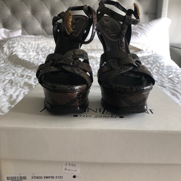 YSL Yves Saint Laurent Tribute Sandals - Picture 3 of 8